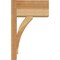 Ekena Millwork Thorton Block Rough Sawn Outlooker, Western Red Cedar, 8"W x 14"D x 22"H OUT08X14X22THR05RWR - alternate 2